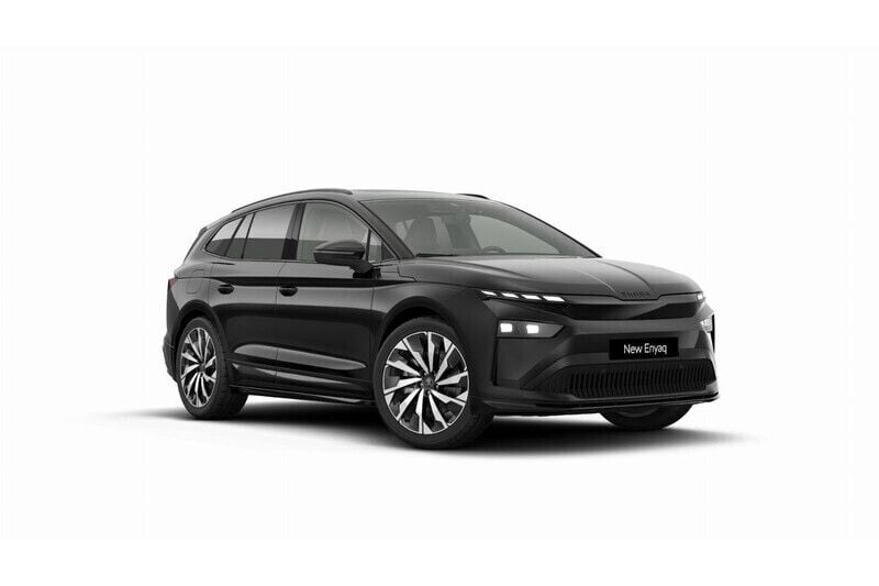 Zwart Nieuw 2025 Skoda Enyaq iV SportLine SUV | € 54.415 (Goede deal) - Afbeelding 1/4
