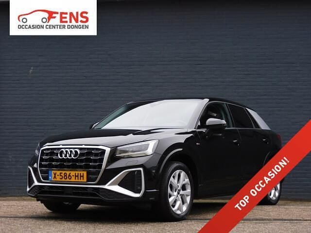 Zwart Occasion 2021 Audi Q2 S-Line SUV | € 25.940 (Eerlijke prijs) - Afbeelding 1/4