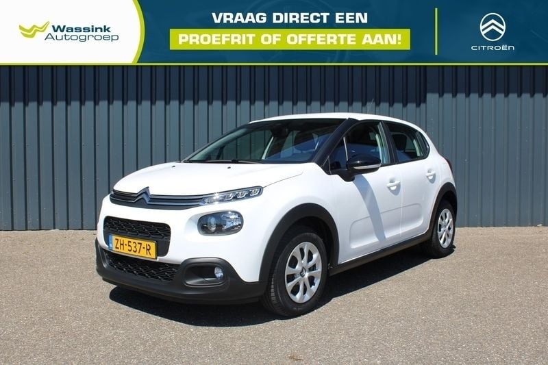 Wit Gebruikt 2019 Citroën C3 Feel Hatchback | € 15.335 (Goede deal) - Afbeelding 1/4
