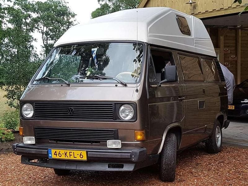 Bruin Occasion 1985 VW T3 Van | € 13.500 - Afbeelding 1/4