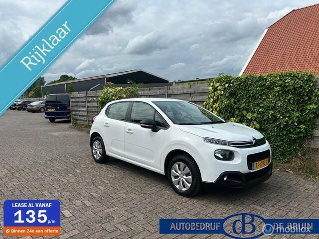 Wit Gebruikt 2018 Citroën C3 Feel Hatchback | € 9.950 (Goede deal) - Afbeelding 1/4