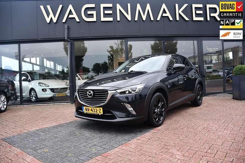 Zwart Gebruikt 2016 Mazda CX-3 SUV | € 15.950 (Eerlijke prijs) - Afbeelding 1/4