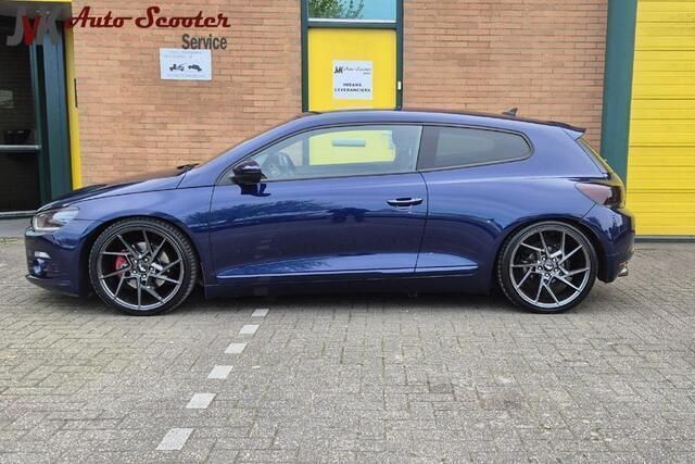 Occasion VW Scirocco Highline 200 PK (147 kW) 2009 Blauw, metallic lak Coupé