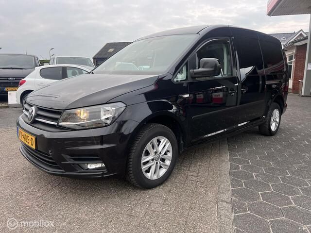 Zwart Gebruikt 2016 VW Caddy Maxi Highline MPV | € 9.950 - Afbeelding 1/4
