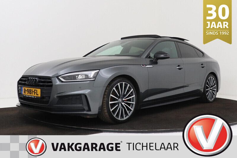Grijs Gebruikt 2018 Audi A5 S-line plus Coupé | € 27.399 (Eerlijke prijs) - Afbeelding 1/3