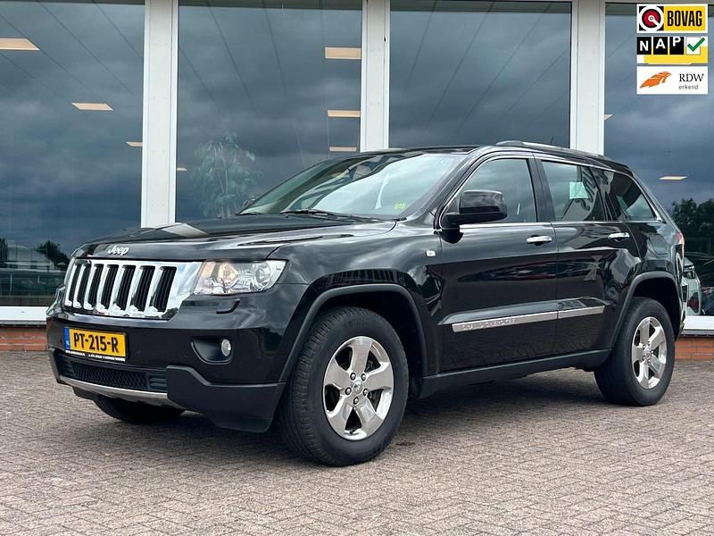 Zwart (metallic) Gebruikt 2012 Jeep Grand Cherokee Limited SUV | € 19.750 - Afbeelding 1/4