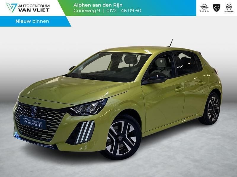 Geel Gebruikt 2024 Peugeot e-208 Style Hatchback | € 21.890 (Goede deal) - Afbeelding 1/4