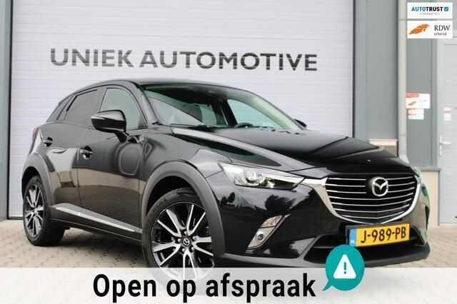 Zwart, metallic lak Gebruikt 2017 Mazda CX-3 SUV | € 14.995 (Eerlijke prijs) - Afbeelding 1/4