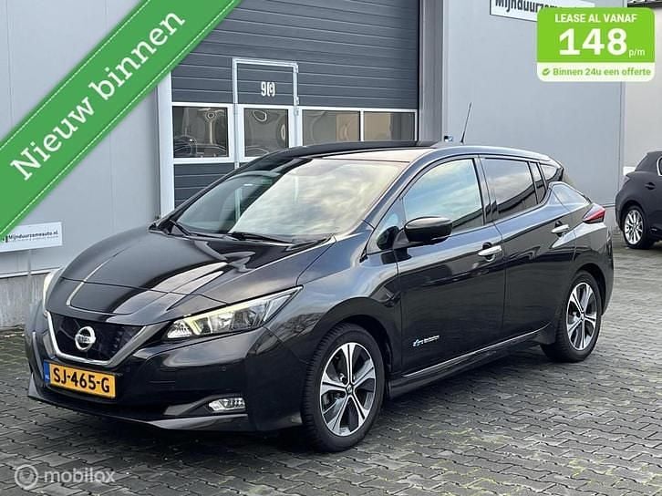 Zwart (metallic) Gebruikt 2018 Nissan Leaf Hatchback | € 8.995 (Goede deal) - Afbeelding 1/4