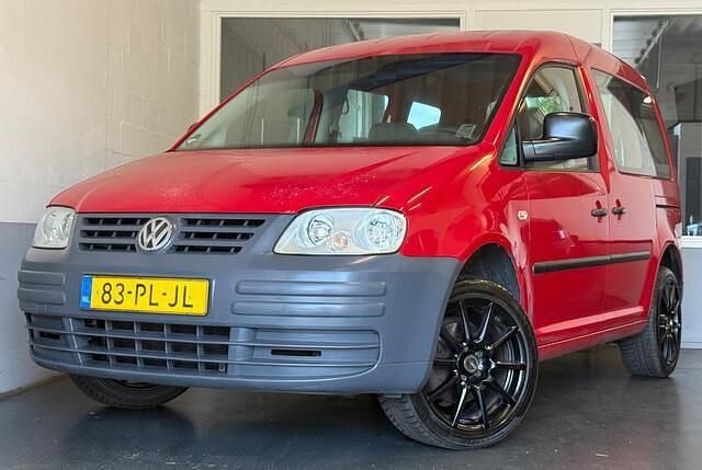 Rood Gebruikt 2004 VW Caddy Comfortline MPV | € 3.495 (Super prijs) - Afbeelding 1/4