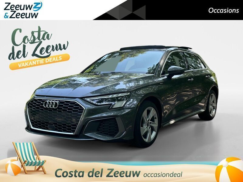 Grijs Gebruikt 2022 Audi A3 Sportback S-Line Hatchback | € 27.935 (Eerlijke prijs) - Afbeelding 1/4