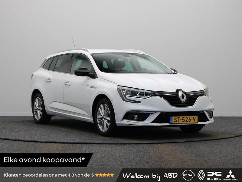 Wit Occasion 2018 Renault Mégane GrandTour LIMITED Stationwagen | € 10.945 (Eerlijke prijs) - Afbeelding 1/4