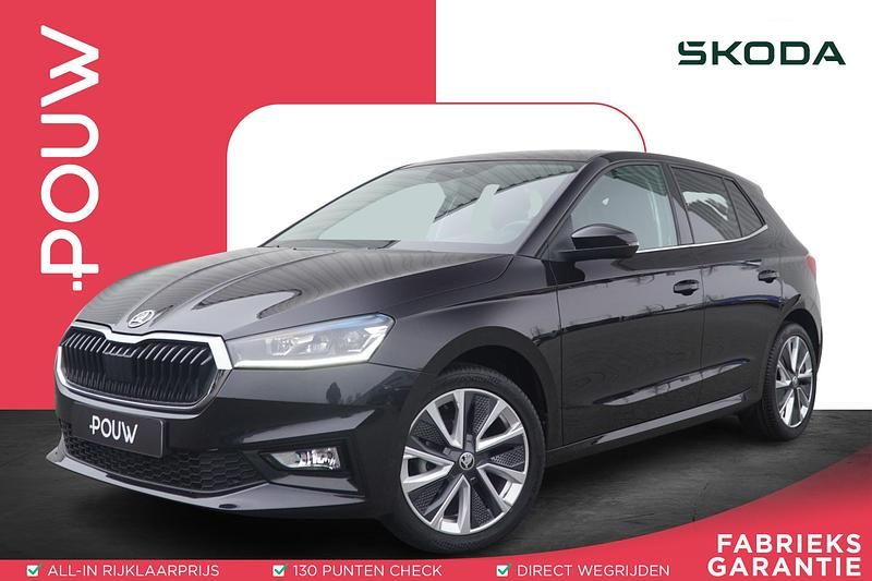 Zwart Occasion 2022 Skoda Fabia Business Line Hatchback | € 17.950 (Duur) - Afbeelding 1/4