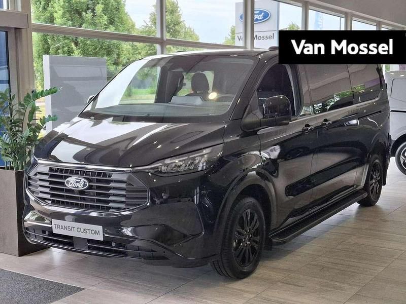 Zwart Nieuw 2025 Ford Transit Custom Platinum MPV | € 68.256 (Eerlijke prijs) - Afbeelding 1/4