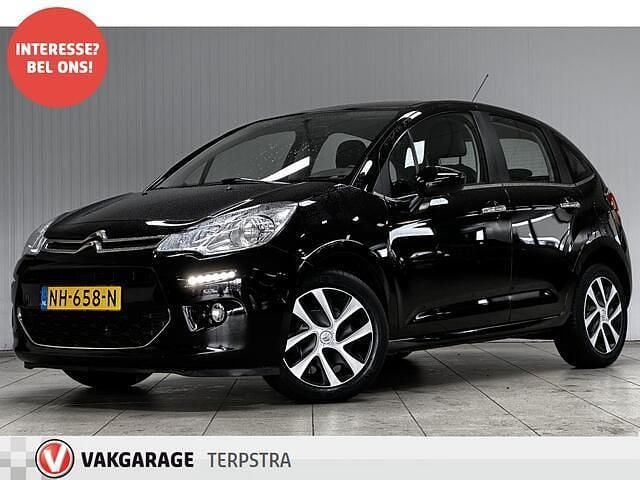 Zwart Gebruikt 2017 Citroën C3 PureTech Hatchback | € 5.995 (Super prijs) - Afbeelding 1/4