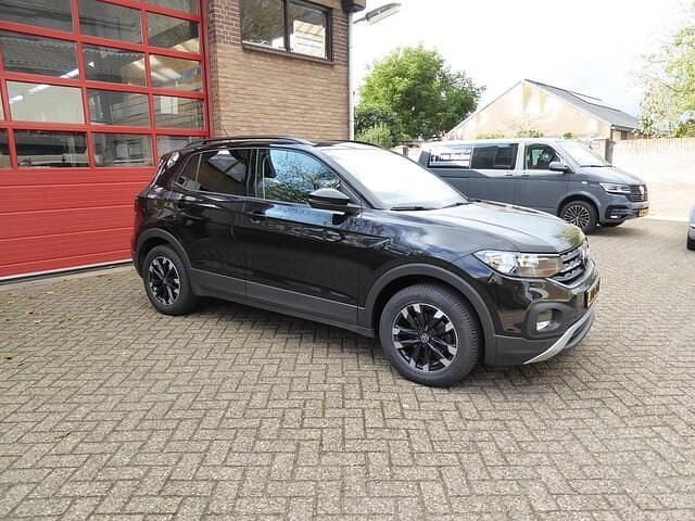 Zwart Gebruikt 2021 VW T-Cross SUV | € 18.750 (Eerlijke prijs) - Afbeelding 1/4