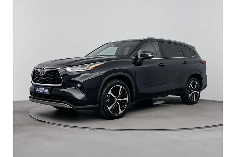 Zwart Gebruikt 2022 Toyota Highlander Premium SUV | € 53.945 - Afbeelding 1/1