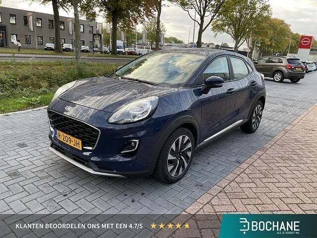 Donker blauw Gebruikt 2022 Ford Puma Titanium SUV | € 22.450 (Super prijs) - Afbeelding 1/4