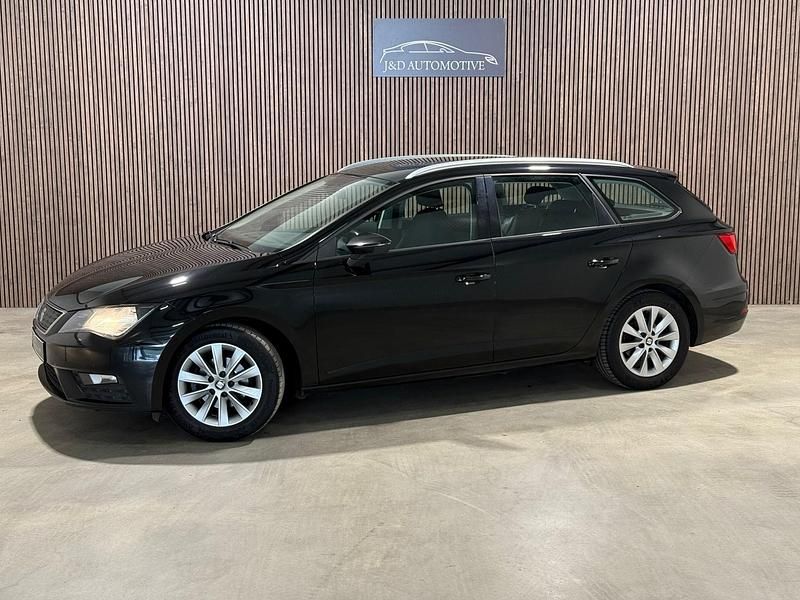 Zwart Gebruikt 2018 Seat Leon Business Stationwagen | € 12.900 (Goede deal) - Afbeelding 1/4
