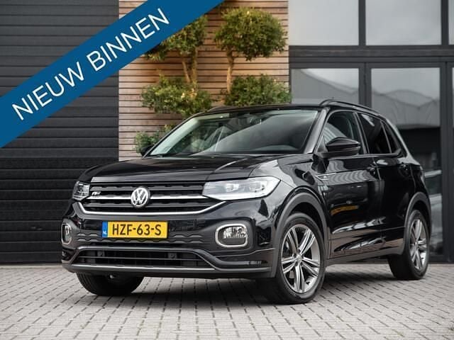 Zwart Gebruikt 2019 VW T-Cross R-line SUV | € 20.950 (Eerlijke prijs) - Afbeelding 1/4