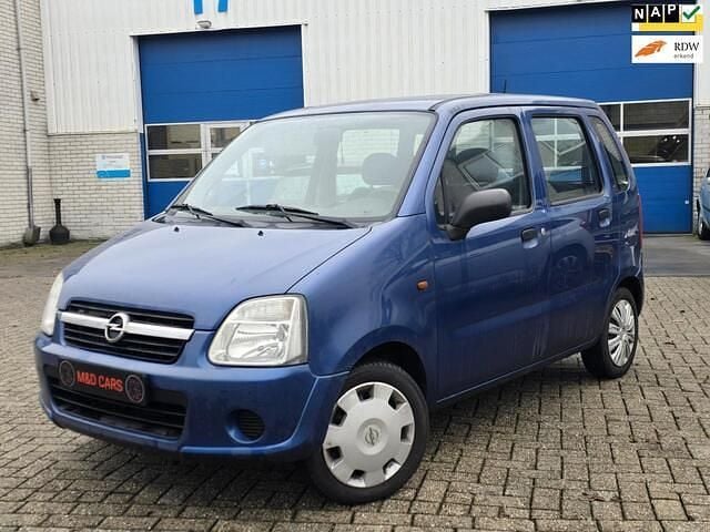 Blauw Gebruikt 2004 Opel Agila Essentia Hatchback | € 490 (Goede deal) - Afbeelding 1/4
