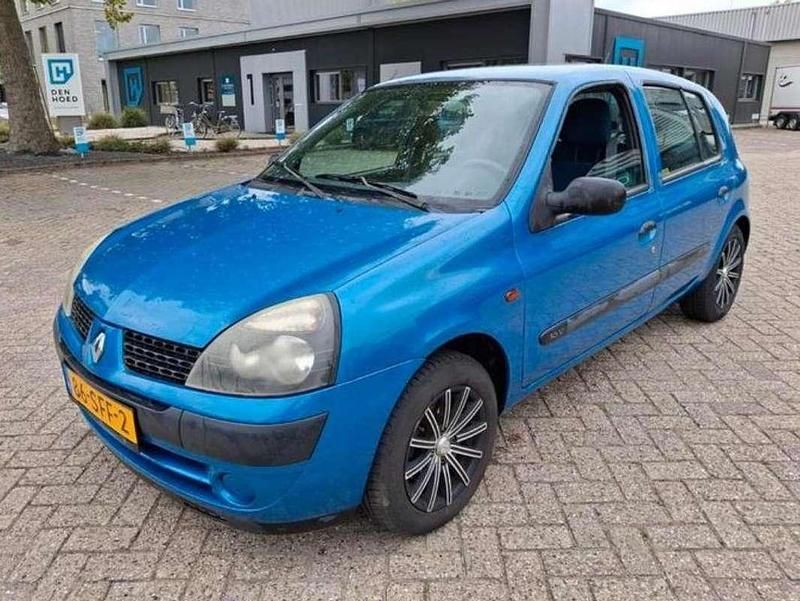 Blauw Gebruikt 2002 Renault Clio II Dynamique Hatchback | € 1.000 (Duur) - Afbeelding 1/4