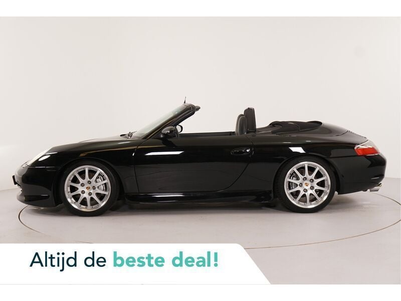 Zwart Gebruikt 1999 Porsche 911 Carrera 4 Cabriolet Cabriolet | € 32.500 - Afbeelding 1/4