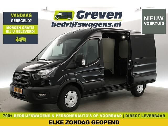 Zwart Gebruikt 2024 Ford Transit Trend Van | € 34.800 (Super prijs) - Afbeelding 1/4