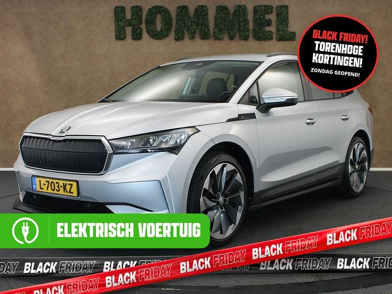 Grijs Gebruikt 2021 Skoda Enyaq iV SUV | € 24.945 (Goede deal) - Afbeelding 1/4