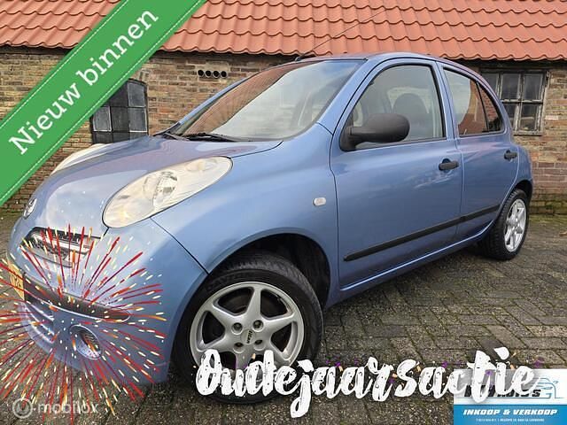 Blauw Gebruikt 2006 Nissan Micra Visia Hatchback | € 2.250 (Eerlijke prijs) - Afbeelding 1/4
