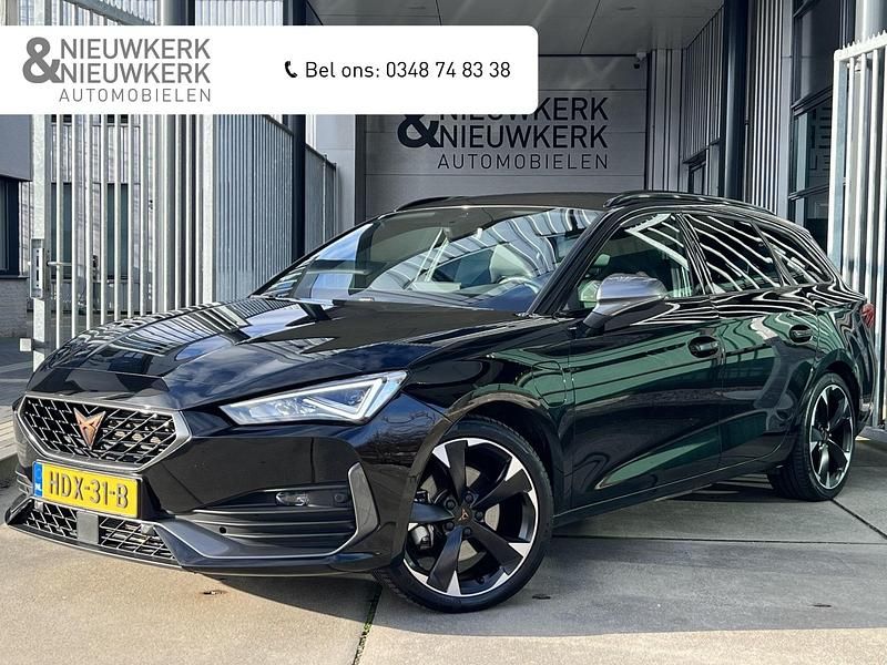 Occasion Cupra Leon 150 PK (110 kW) 2023 Zwart, metallic lak Stationwagen