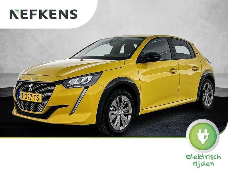 Geel Gebruikt 2023 Peugeot e-208 Style Hatchback | € 18.480 (Goede deal) - Afbeelding 1/3