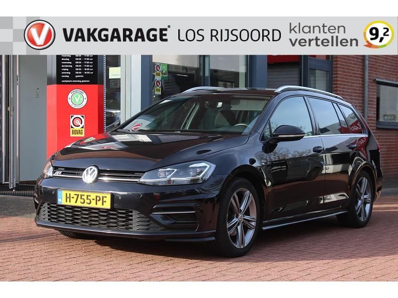 Zwart (metallic) Gebruikt 2020 VW Golf VII Business Stationwagen | € 19.450 (Goede deal) - Afbeelding 1/4
