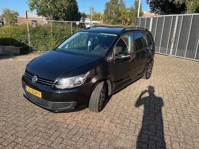 Zwart Gebruikt 2012 VW Touran Comfortline MPV | € 9.499 (Iets duurder) - Afbeelding 1/4