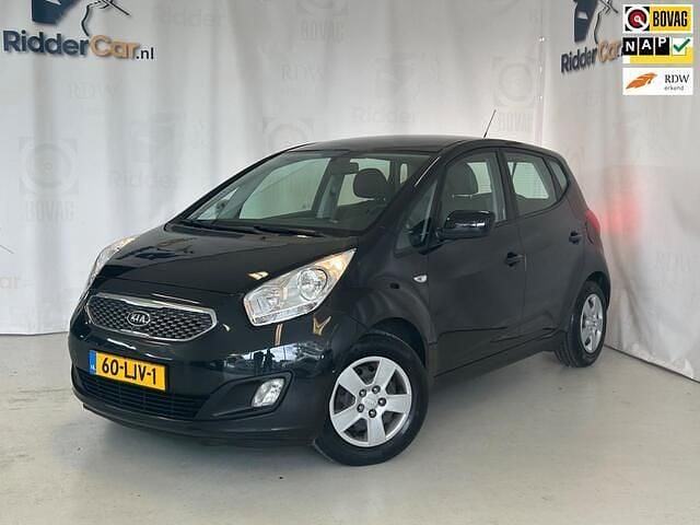 Zwart Gebruikt 2010 Kia Venga Hatchback | € 9.499 (Iets duurder) - Afbeelding 1/4