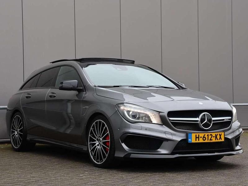Occasion Mercedes CLA45 AMG Shooting Brake AMG 362 PK (266 kW) 2015 Grijs Stationwagen