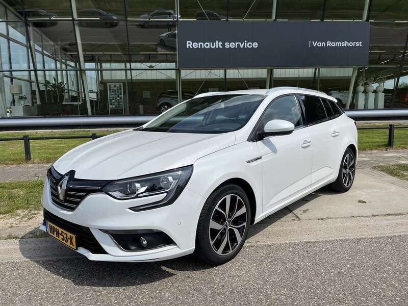 Wit Gebruikt 2019 Renault Mégane GrandTour Bose Edition Stationwagen | € 18.950 (Eerlijke prijs) - Afbeelding 1/4