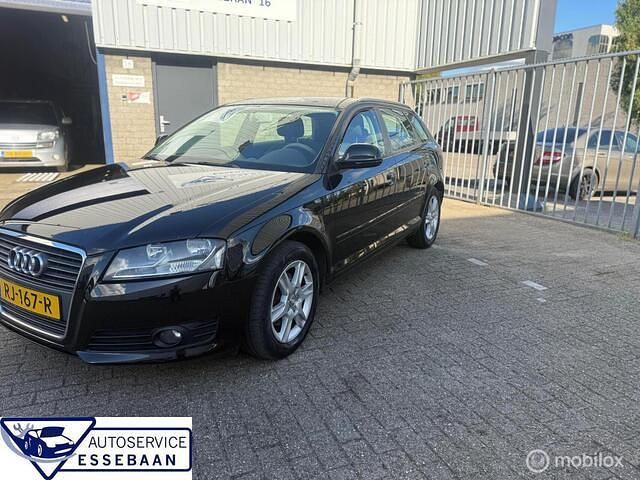 Occasion Audi A3 Sportback Attraction 125 PK (91 kW) 2009 Zwart Hatchback