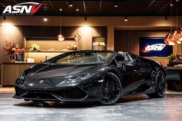 Zwart Gebruikt 2017 Lamborghini Huracán Cabriolet | € 239.945 - Afbeelding 1/4