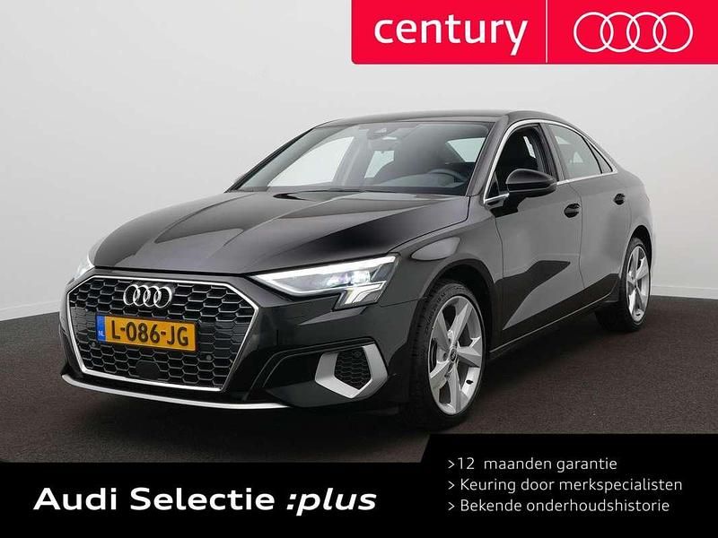 Zwart Occasion 2021 Audi A3 Business Sedan | € 23.900 (Goede deal) - Afbeelding 1/4