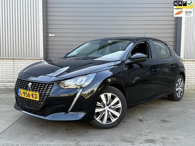 Zwart Gebruikt 2021 Peugeot 208 Active Hatchback | € 15.250 (Eerlijke prijs) - Afbeelding 1/4