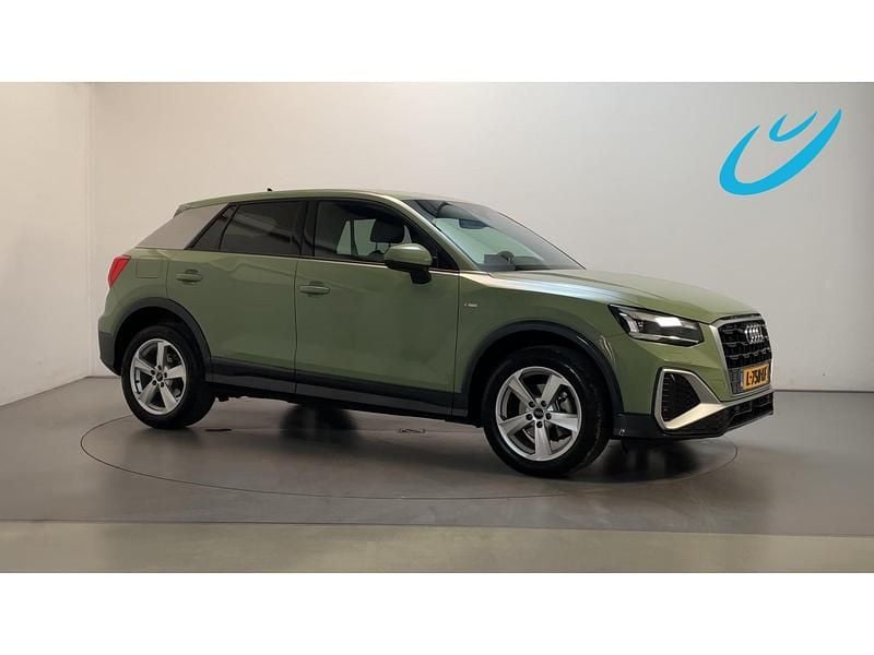 Groen Gebruikt 2021 Audi Q2 S-Line SUV | € 24.400 (Eerlijke prijs) - Afbeelding 1/3