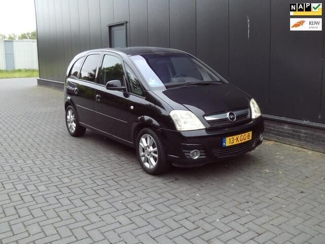 Zwart Gebruikt 2009 Opel Meriva Cosmo MPV | € 1.950 (Eerlijke prijs) - Afbeelding 1/4