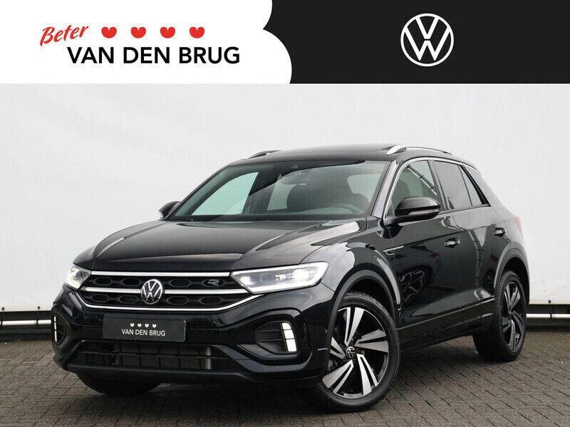Zwart Gebruikt 2024 VW T-Roc R-line SUV | € 36.195 (Eerlijke prijs) - Afbeelding 1/4