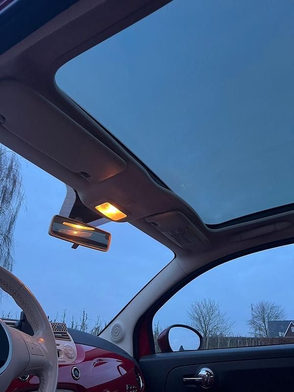 Occasion Fiat 500 Lounge 2008 Rood (mat) Hatchback