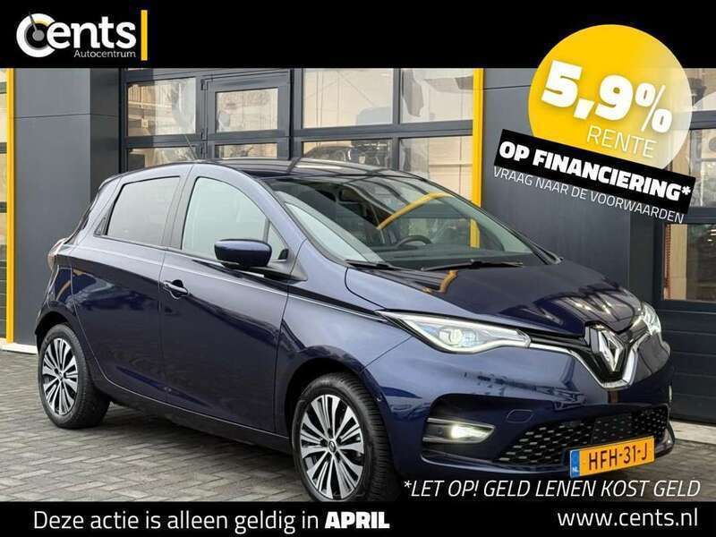 Blauw Gebruikt 2021 Renault Zoe Riviera Hatchback | € 16.900 (Eerlijke prijs) - Afbeelding 1/4