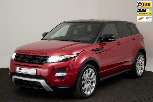 Rood, metallic lak Gebruikt 2012 Land Rover Range Rover evoque Dynamic SUV | € 28.999 - Afbeelding 1/4