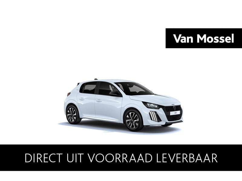 Wit Nieuw 2025 Peugeot 208 Style Hatchback | € 29.925 (Duur) - Afbeelding 1/4