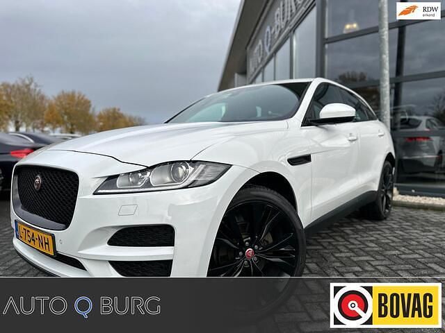 Wit Gebruikt 2018 Jaguar F-Pace Portfolio SUV | € 22.950 (Eerlijke prijs) - Afbeelding 1/4