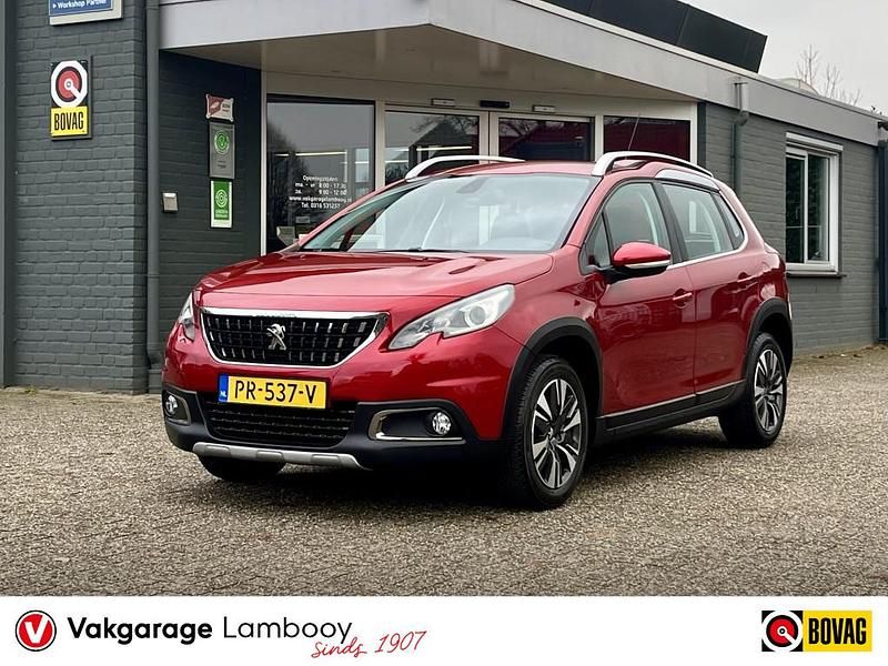 Rood (metallic) Occasion 2017 Peugeot 2008 Allure SUV | € 9.950 (Eerlijke prijs) - Afbeelding 1/4